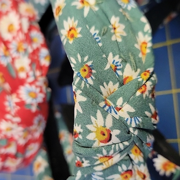 Floral Knotted Headbands Set 4 - Picture 5 of 7